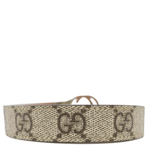 Gucci  Interlocking G Buckle GG Supreme Canvas Belt Beige 258395 main image 7